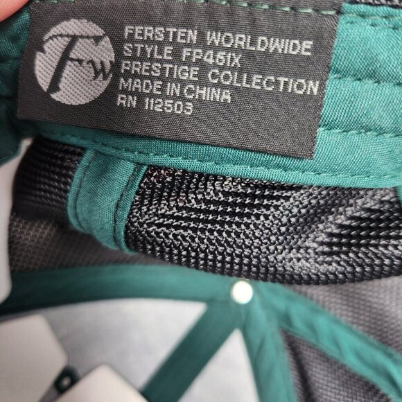 Fersten Maxfield Men's Hat Cap Two-tone Green and Black Mesh Back Adjustable New - Picture 4 of 12